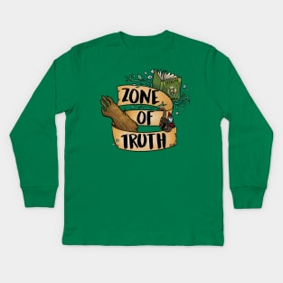 Zone of Truth Kids Long Sleeve T-Shirt